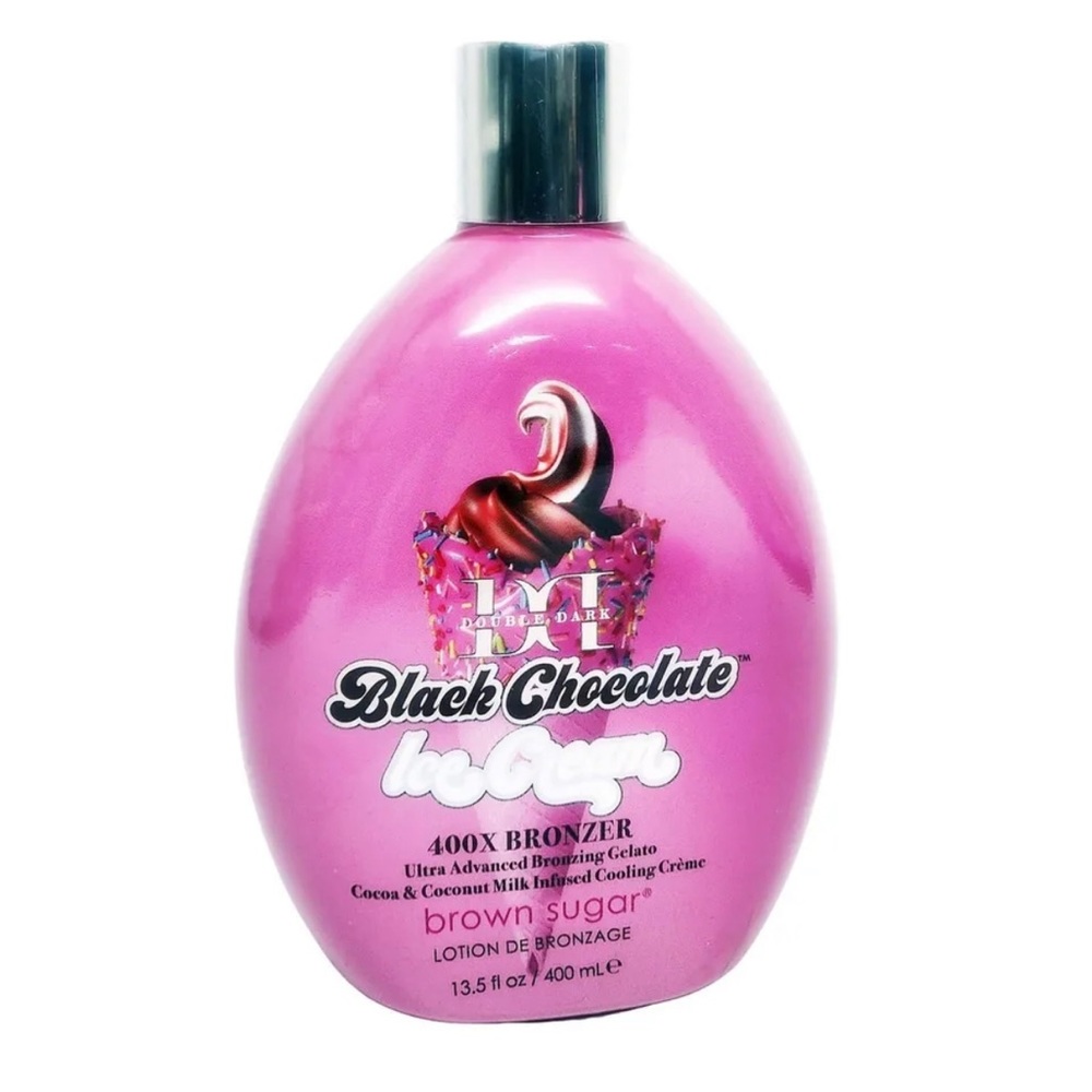 Tan Inc Brown Sugar DD Black Chocolate Ice Cream 400X Tanning Lotion 13.5oz